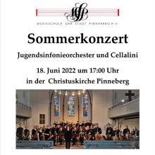 Sommerkonzert am 18. Juni 2022